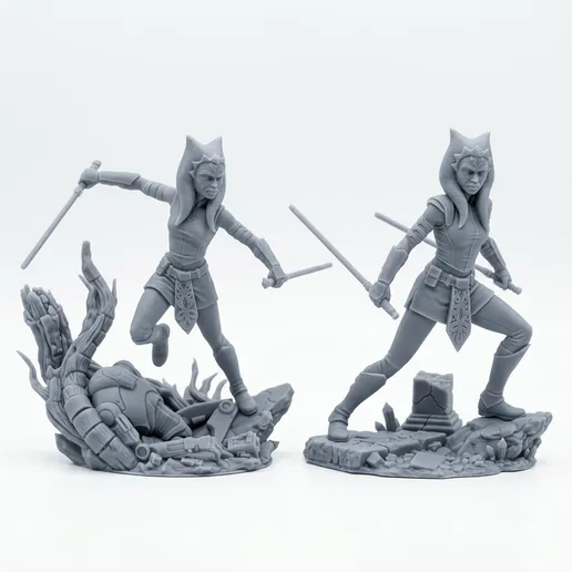 Ahsoka Tano Padawan Dual Pose - 32mm Star Wars Legion Scale