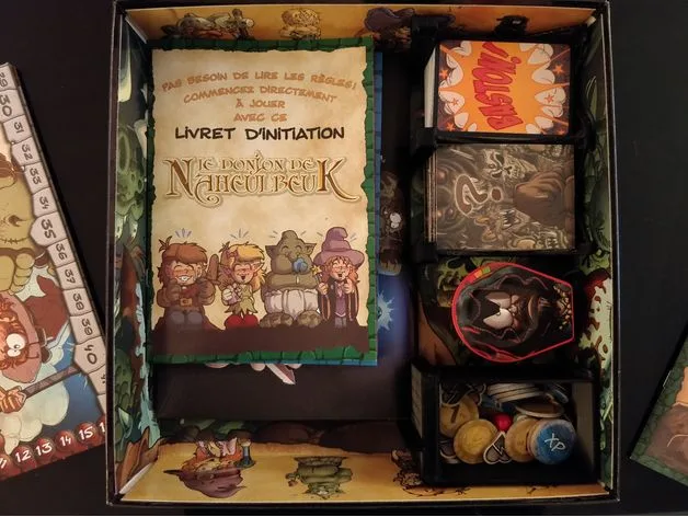 Organiseur de boîte du jeu Donjon De Naheulbeuk