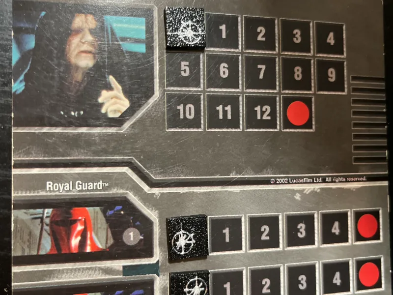 Star Wars Epic Duels Wound Tracker