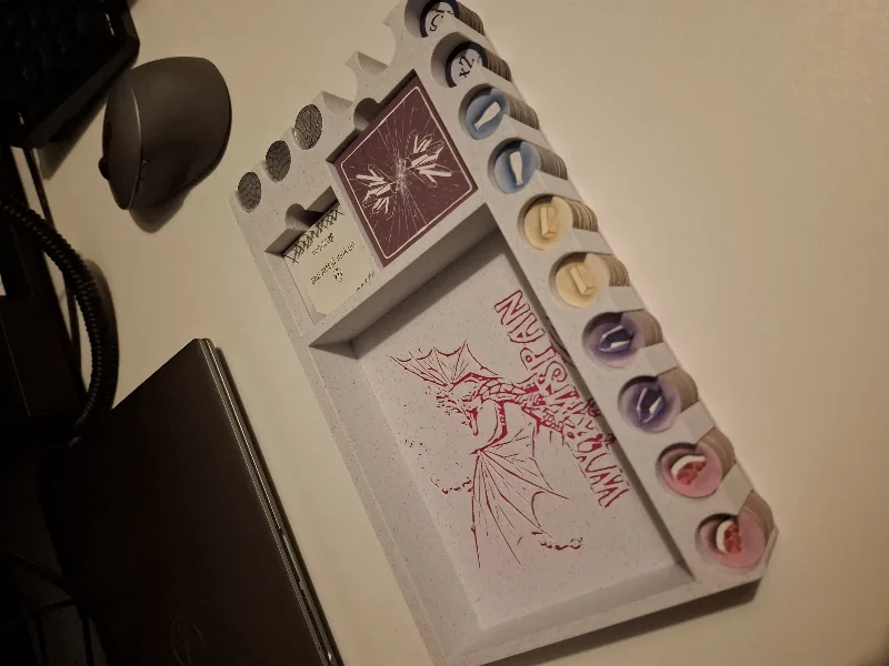 Wyrmspan game token container
