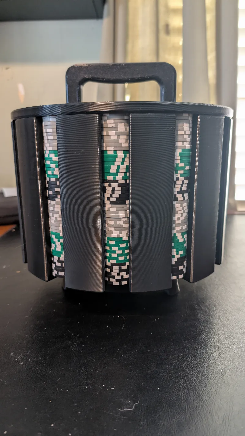 Lazy Susan Poker Chip Holder