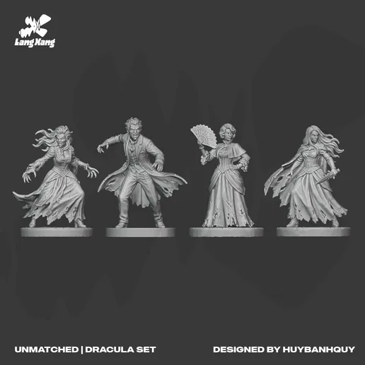 COMBO FULL SET DRACULA - UNMATCHED MINIATURE