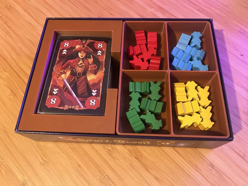 Skull Queen insert - Sleeved cards