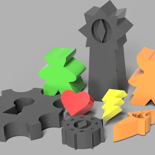 Tiny Epic Dungeons Print and Play Components