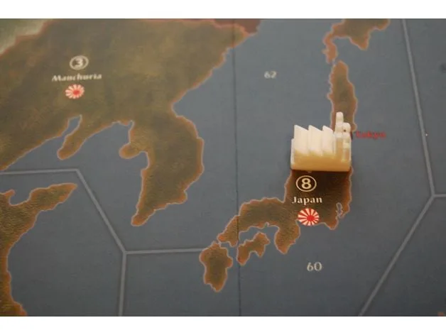 Axis and Allies Board Game Industrial Complex