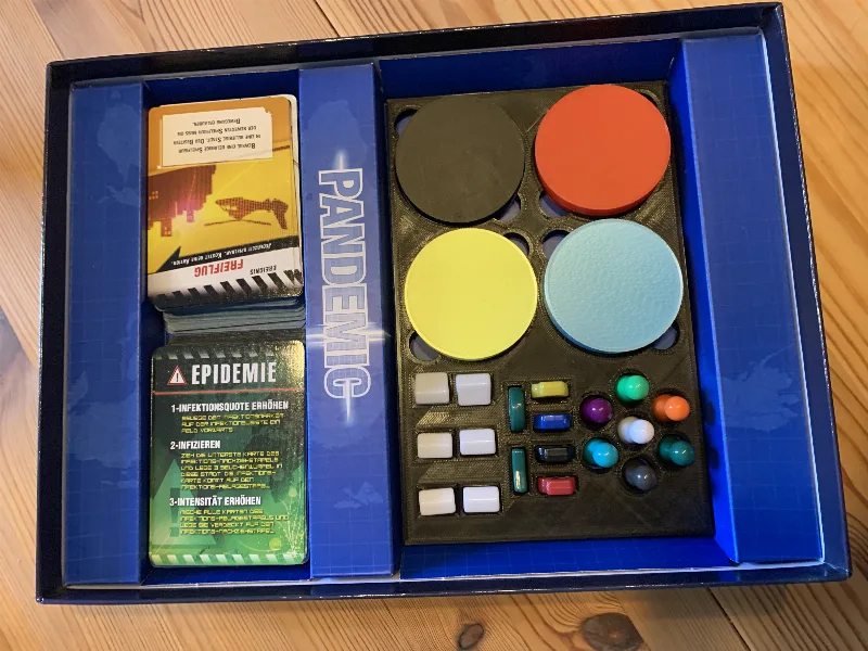 Petri dish for the Pandemic Box organizer from NZPete
