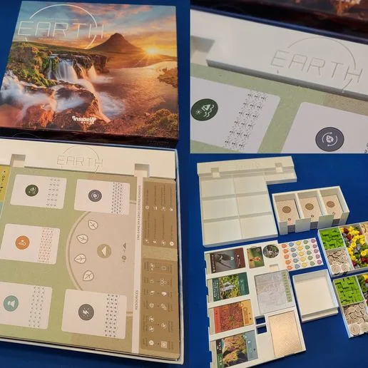 Earth board game insert / organizer (kickstarter or retail version)