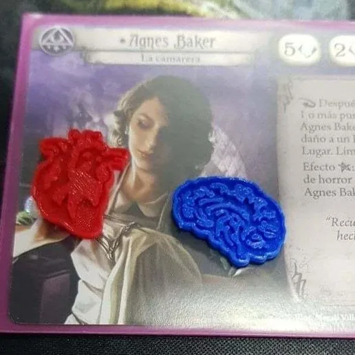 Damage and Horror token for Arkham Horror LCG