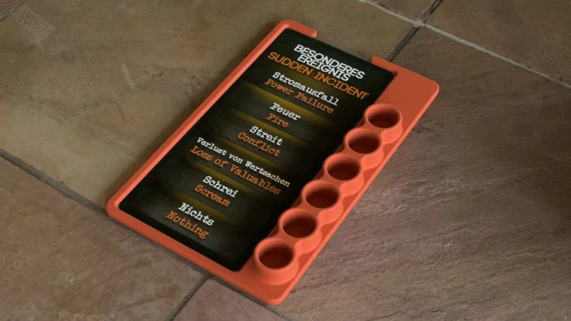 Deception Murder in Hong Kong Clue Tray