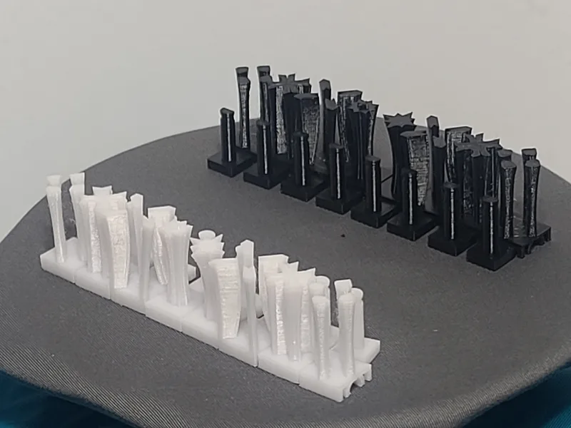Abstract Nestable Chess Pieces