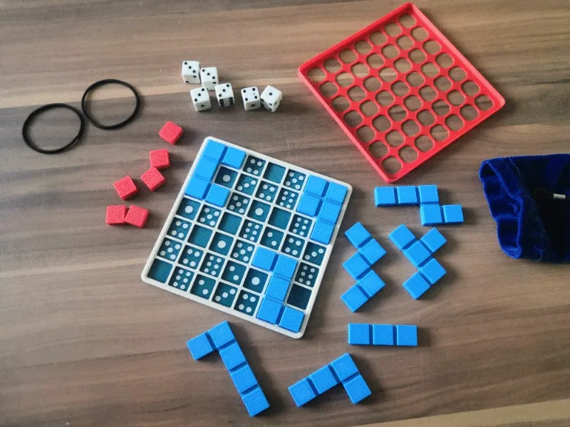 Puzzle game Alea Iacta Est (Dust your brain)