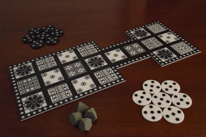 The Royal Game of Ur (ancient board game)