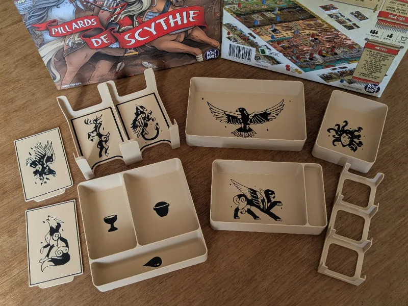 Raiders Of Scythia Boardgame Organiser/Insert