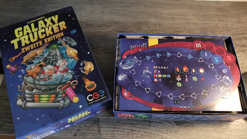 Galaxy Trucker Board Game Insert No Extension Addon