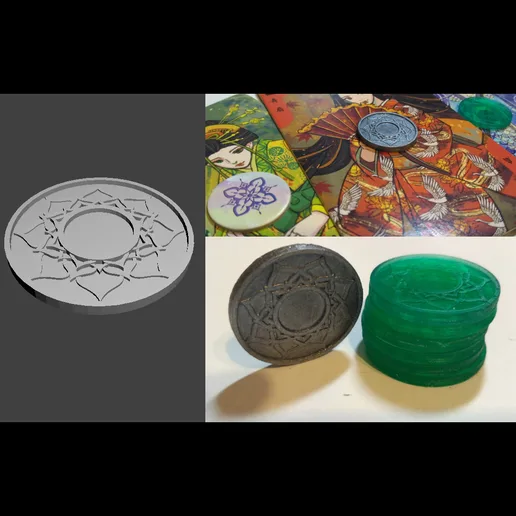 Alternative Hanamikoji tokens/coins