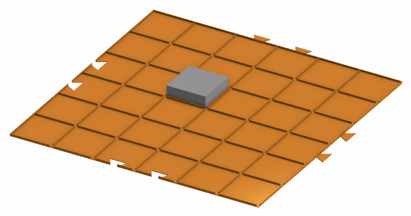 Qwirkle Grid - Holds Pieces In Place & Stops Sliding!