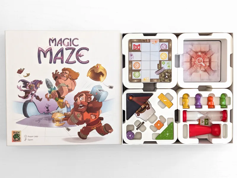 Magic Maze w/All Expansions - Organizer Insert