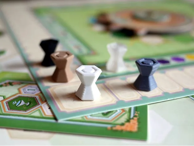 Score Markers (and wheel fix) for Azul: Queen's Garden Board Game