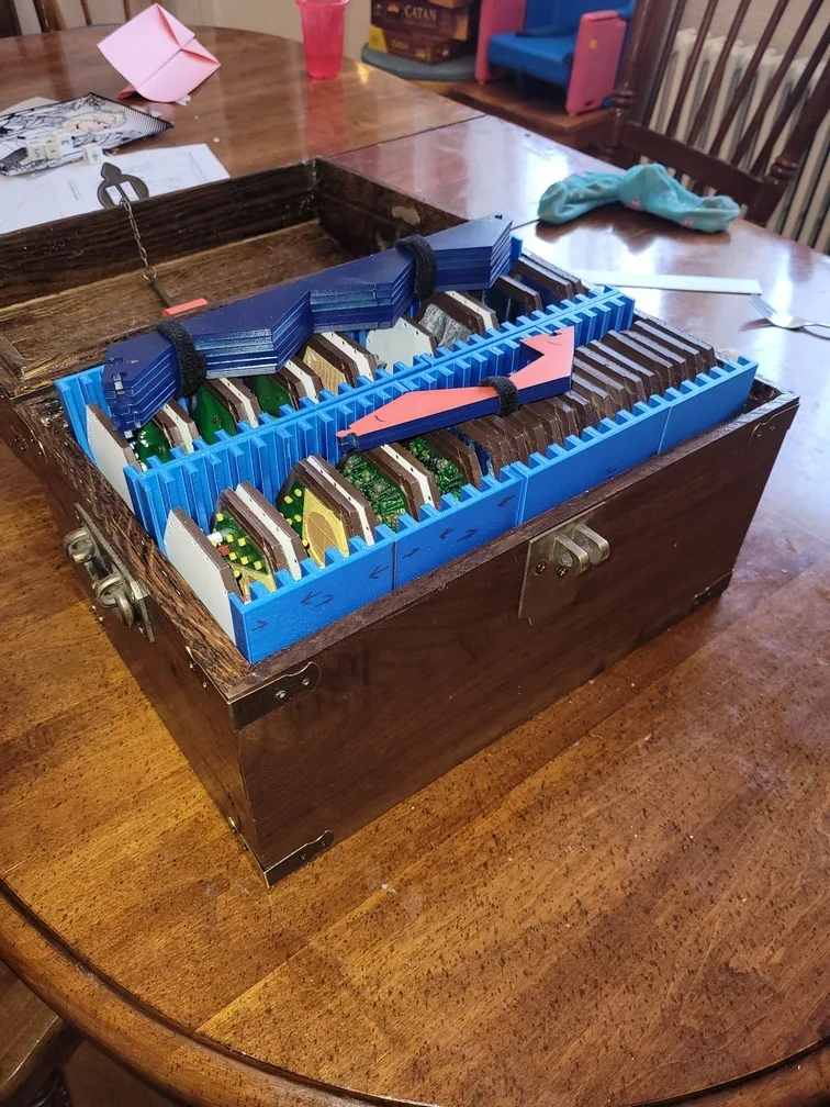 Catan Tile Holders with Links to Everything Needed for the Game