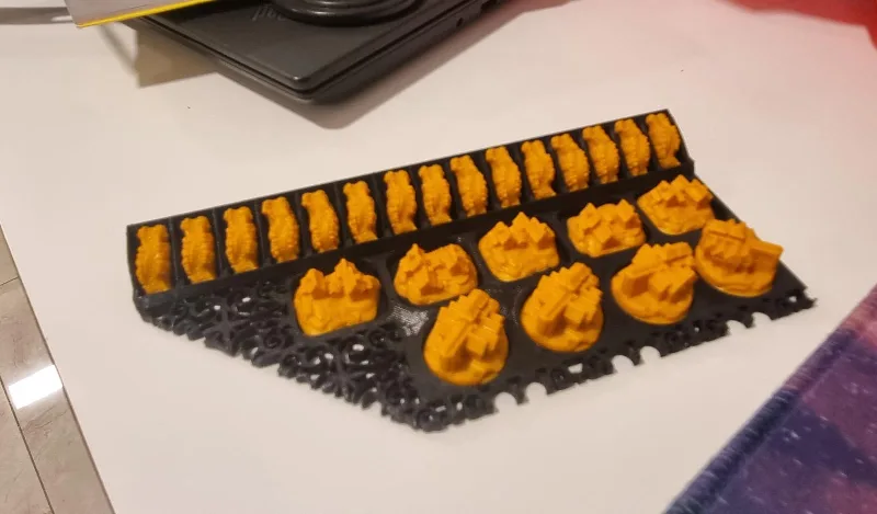 Catan playing pieces holder - basic set