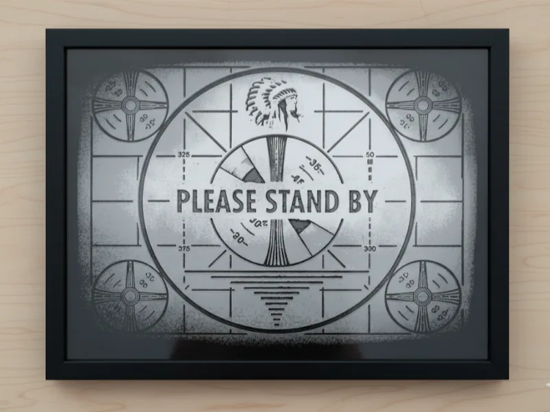 Fallout Please stand by announcement