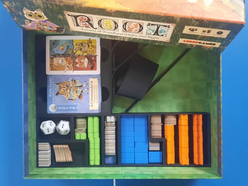 Modular Organizers for Root