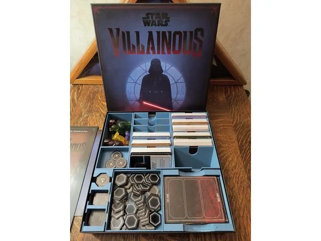 Star Wars Villainous game insert and organizer  - base plus expansions
