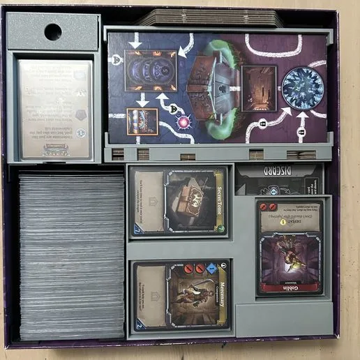 Clank! Catacombs Insert Organizer - All Expansions + Adventuring Party