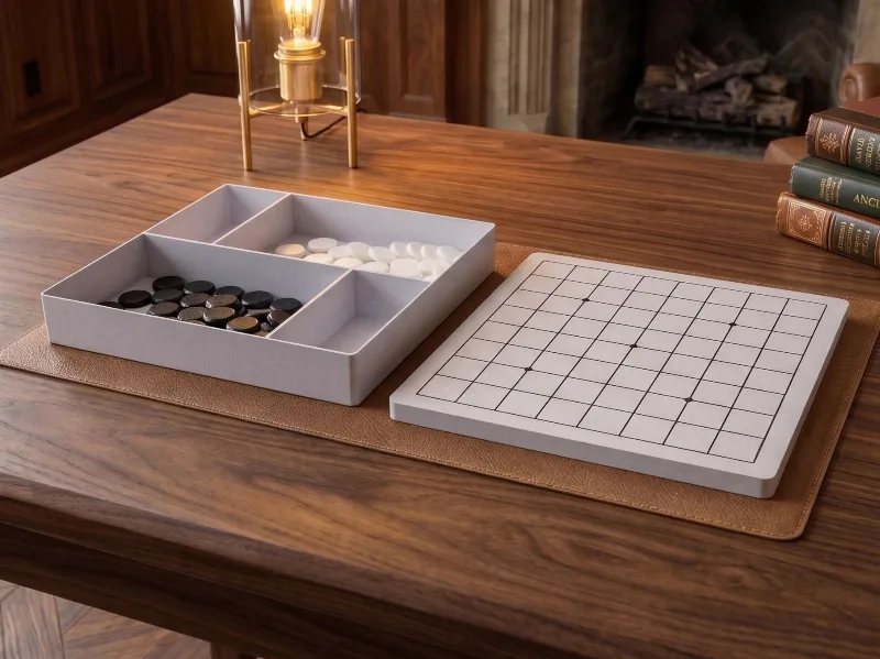 Compact 9x9 Go Board with Integrated Storage