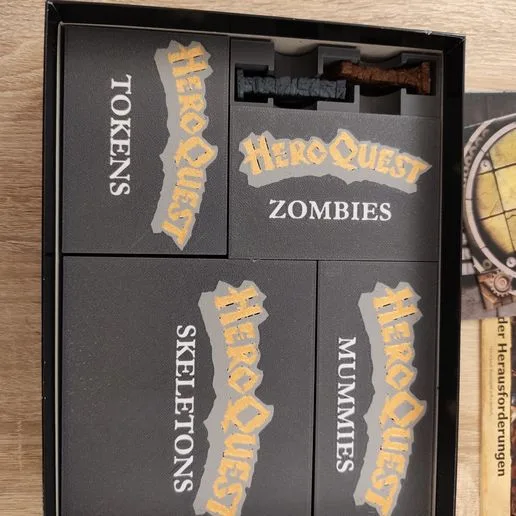 Miniature & Token Insert – Undead Expansion (compatible with HeroQuest 2021)