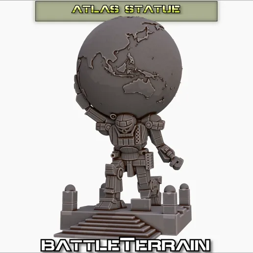 Battletech Terrain Statue