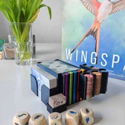 Wingspan board game organizer