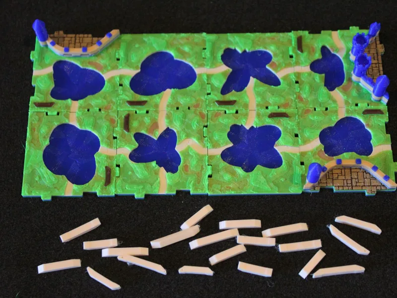 Rifraf 3D Carcassonne Mini Expansion The Ferries