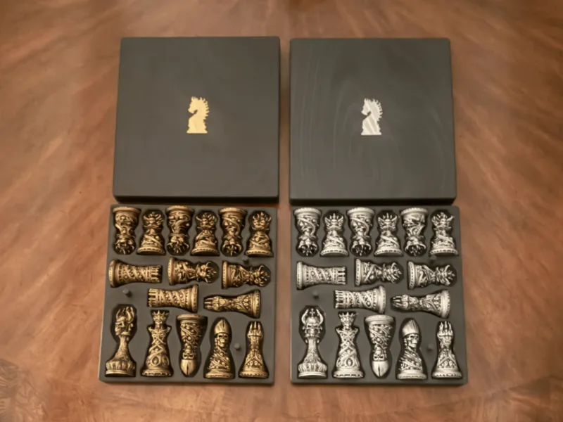 Gothic Ornamental Chess Piece Holders