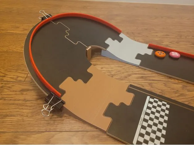 Pitchcar banked corner ramp