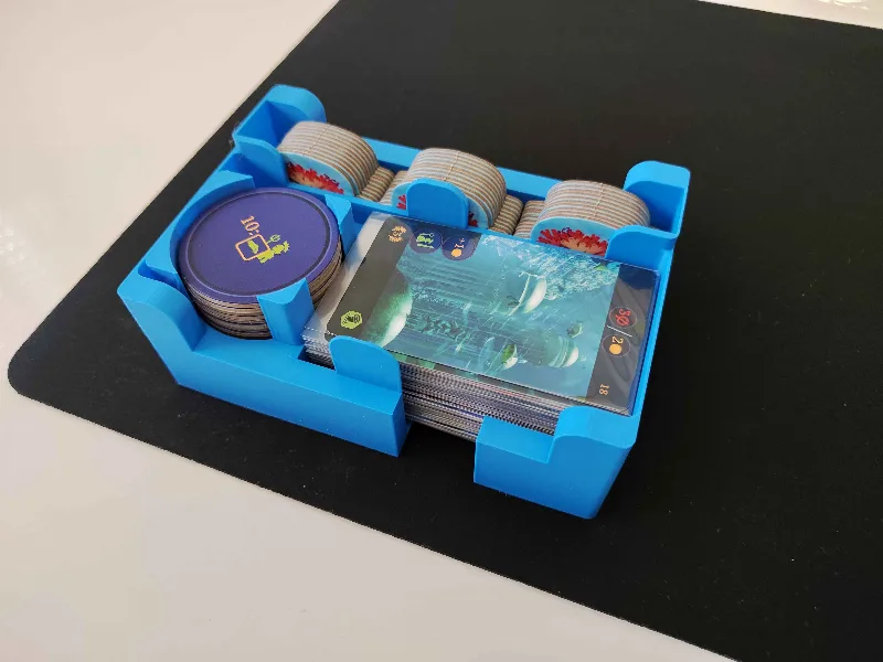Aquatica - remixed tray to support sleeved location cards
