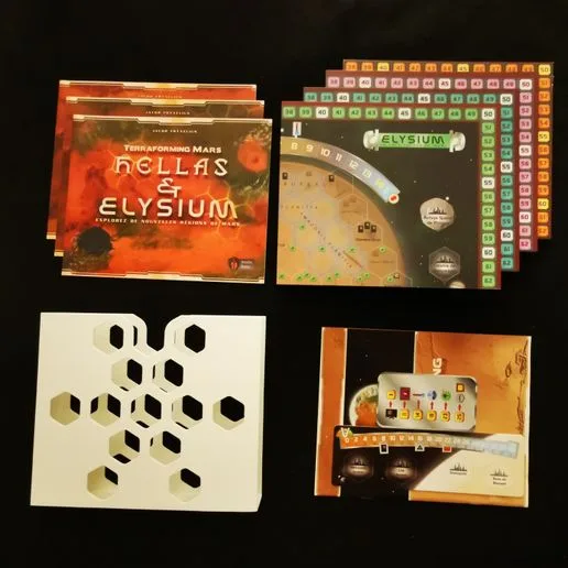 TERRAFORMING MARS - V1 box for game boards published by Intrafin Games / Fryxgames