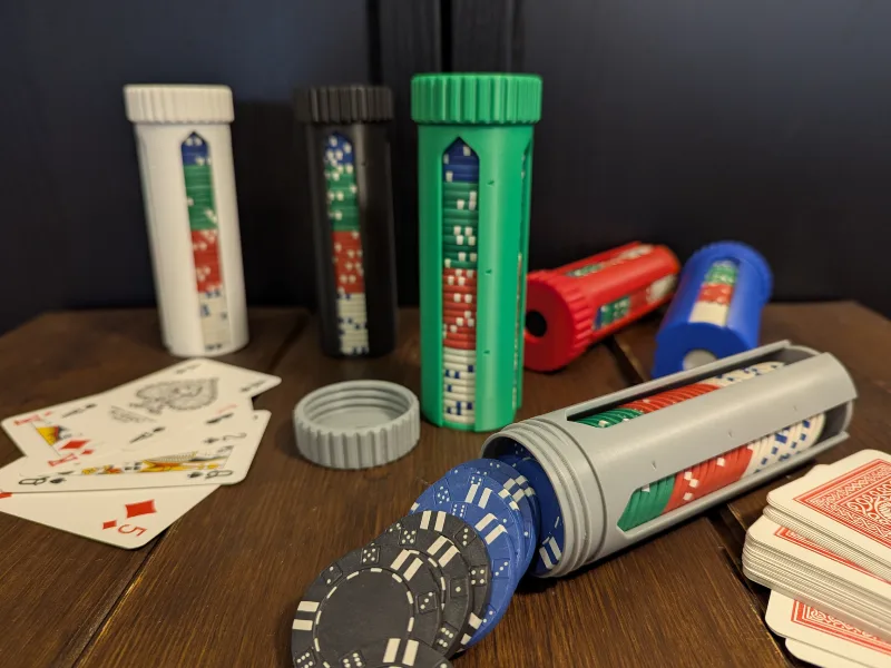 Poker or Casino Chip Container
