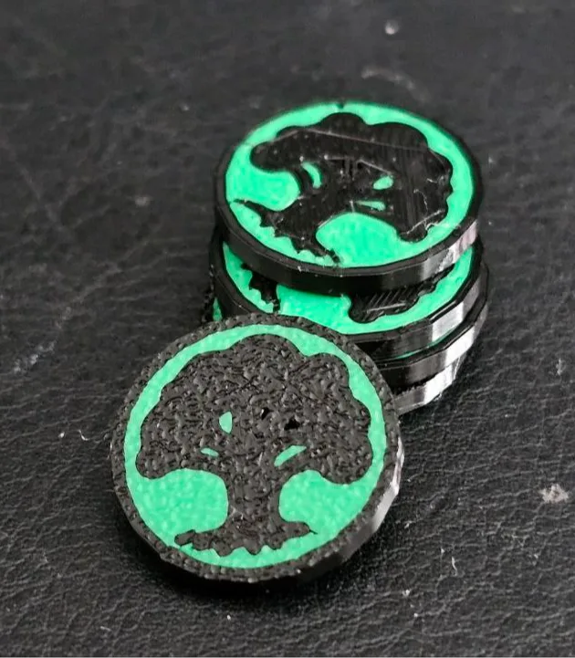 Green Mana Token for Magic The Gathering