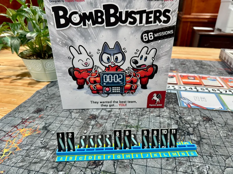 Bomb Busters Stand / Rack for the Wire Tiles