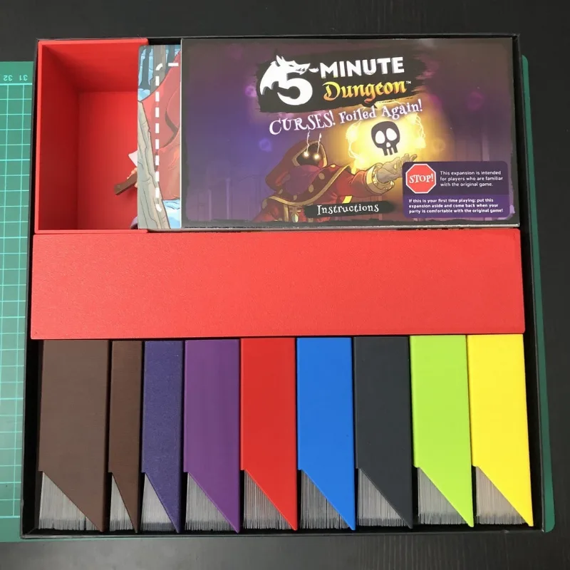 5-Minute Dungeon - insert for sleeved cards + expansion - FFG