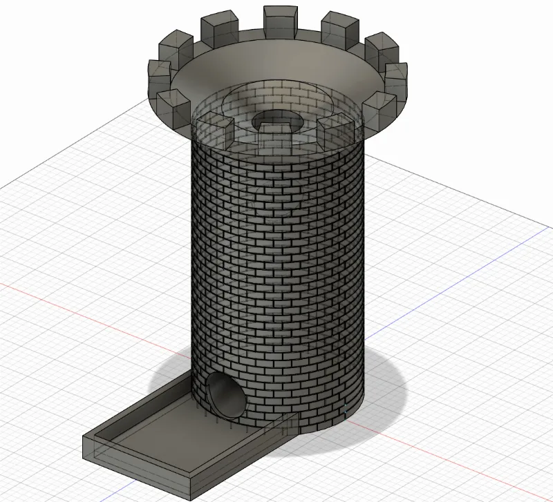 Large Castle Dice Tower