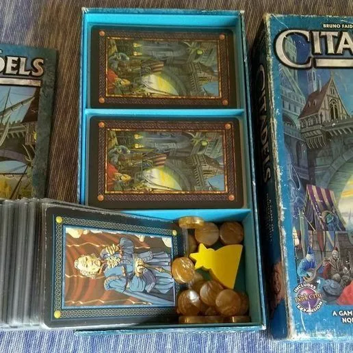 Citadels Board Game Insert