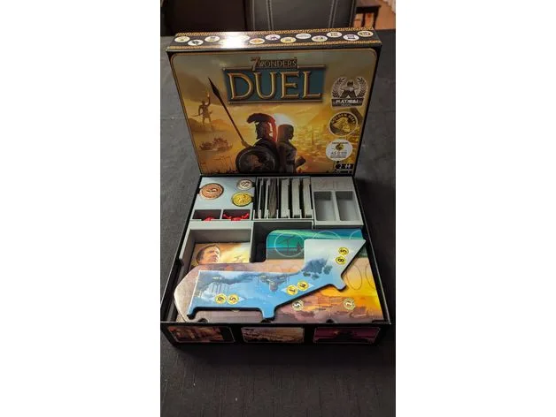 7 Wonders Duel Organiser - including Pantheon and Agora Expansions
