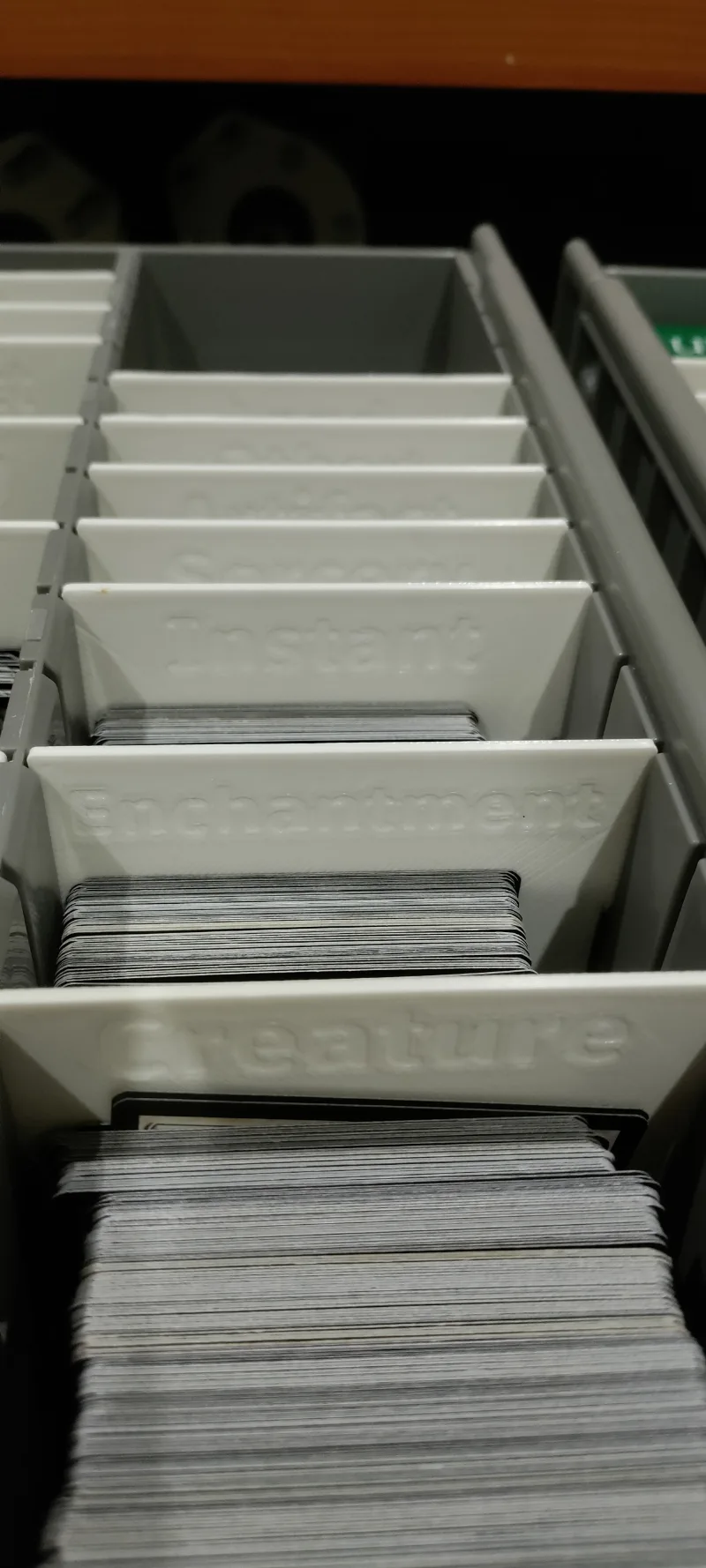 Magic the Gathering (MTG) - BCW Collectible Card Bin - Embossed Printable Dividers