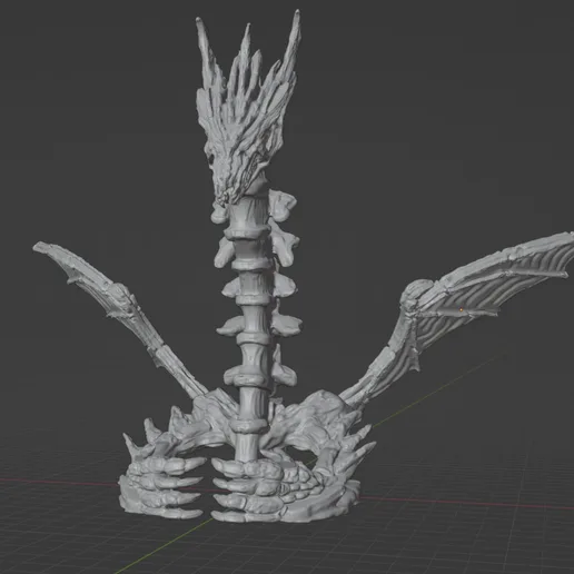 Dragon Skeleton Descent legends of the dark