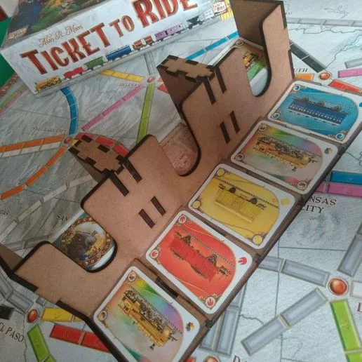 Card Tray for Ticket to Ride
