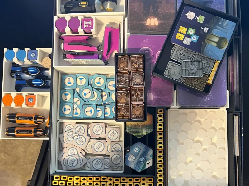 underwater cities w/ expansion (sleeved & 3D subs)