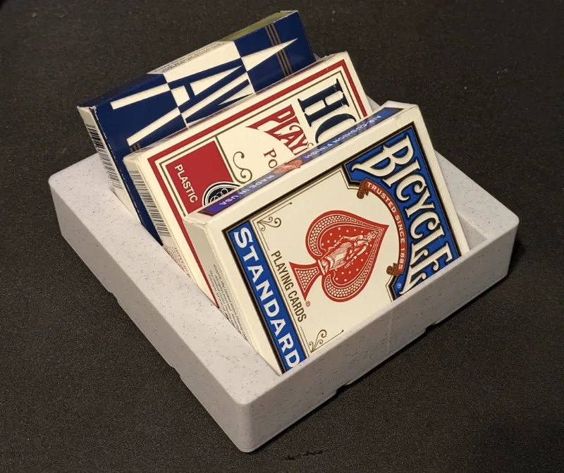 Gridfinity 3x3 Poker Deck Holder
