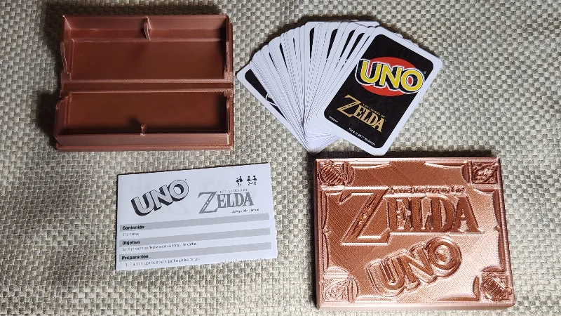 Custom Container For "The Legend of Zelda" Uno Cards